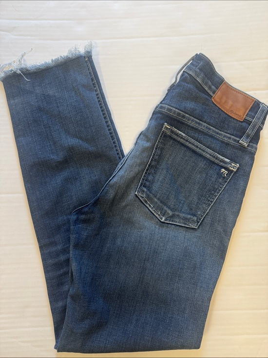 Madewell Denim - Madewell Straight-Leg Jeans in Dark Blue Denim
